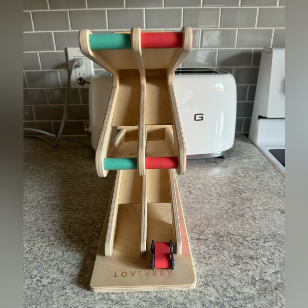 Lovevery Race & Chase Race Track Car Toy